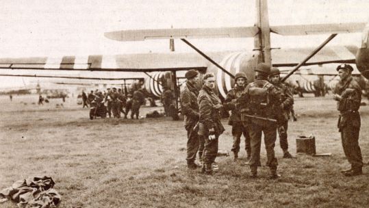 British airborne forces prepare to be taken to their DZs by the men of the Glider Pilot Regiment, who would then join them in the ground combat to follow (Picture: Chronicle)