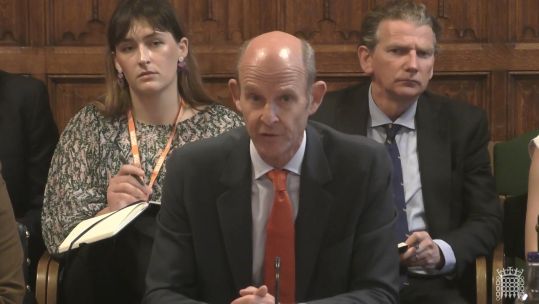 Mr Pearce was pressed by the committee on how prepared the UK is to fight a war 