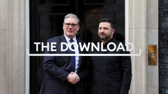 Prime Minister Sir Keir Starmer welcomes Ukrainian President Volodymyr Zelensky to number 10 Downing Street Download TN