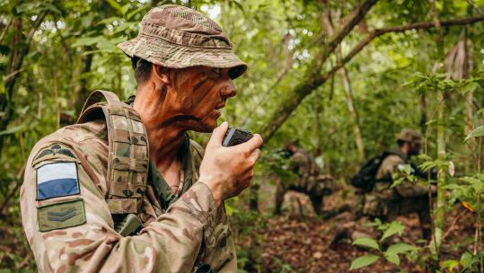 The harsh conditions of Belize provide the soldiers with the ideal conditions in which to test the new kit