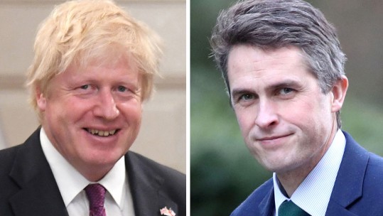 Boris Johnson Gavin Williamson PA