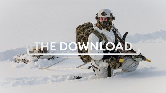 Carrying kit in the snow demands a great deal of physical effort, so having heavy supplies like a machine gun delivered directly Download TN