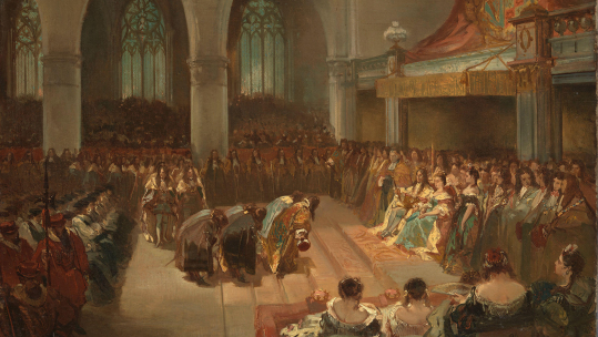 190526 The coronation of William III and Mary Stuart CREDIT ALAMY