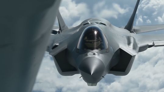 Efficient refuelling, both on the ground and in the air, as seen here with this US Air Force F-35A, was a key part of the exercise (Picture: US Department of War)