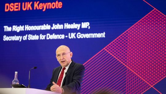 Defence Secretary speaks at DSEI
