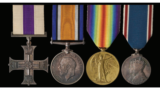 19112025 Methven Military Cross medal auction CRED Morton and Eden auctioneers
