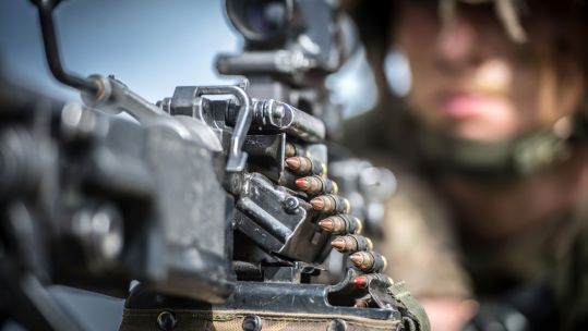 GALLERY: British Army Come Out Firing On The Prairie