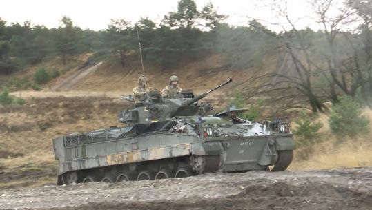 1st Battalion Royal Welsh on Sennelager ranges.