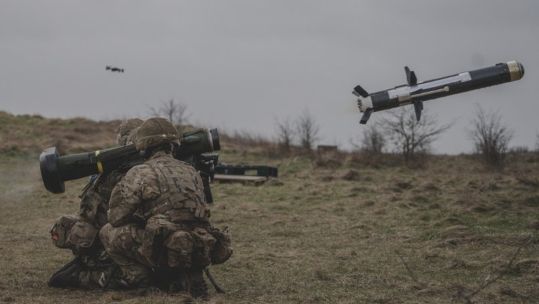 Infanteers from 2 Para's Anti Tank Platoon open fire with a Javelin (Picture: The Parachute Regiment)