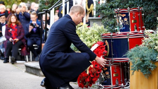 Prince William Lays Wreath For Submariners 041118 Credit Kensington Palace