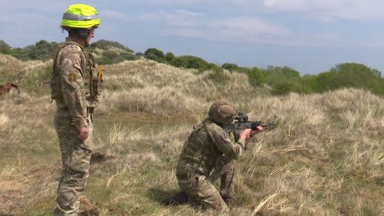 2 SCOTS prepare for Afghanistan deployment at Barry Buddon 270520 CREDIT BFBS