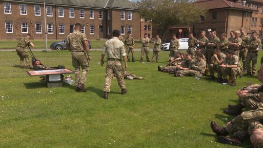 2 YORKS Afghanistan training 160519 CREDIT BFBS