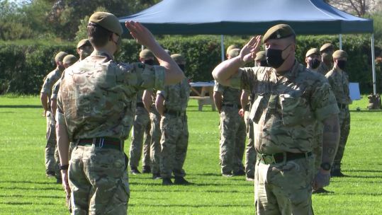 2 YORKS promotion parade in Cyprus 111220 CREDIT BFBS.jpg 
