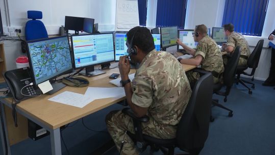 2 Yorks at NorthYorkshire Police office 260719 CREDIT BFBS.jpg 