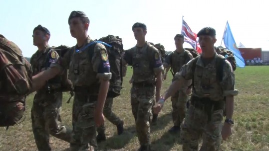 British Forces Join World&#039;s Largest March