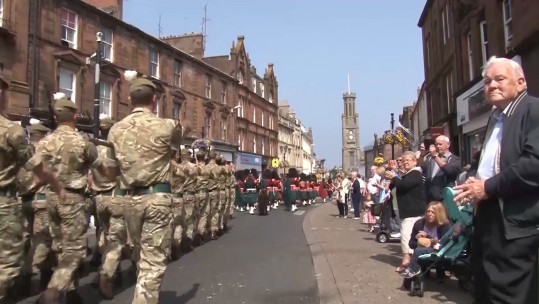 2 SCOTS Welcomed Home From Afghanistan