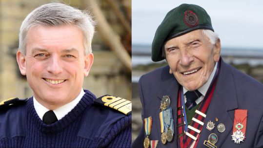 2020 Military Honours List LEFT Admiral Sir Philip Andrew Jones RIGHT DDay Veteran Harry Billinge Credit MOD and Normandy Memorial Trust 281219