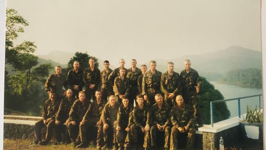 Number II Squadron During Operation Silkman. Credit RAF Regiment