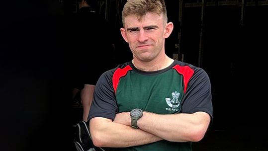 Second Lieutenant Max George of 5th Battalion The RiflesPicture: MOD).