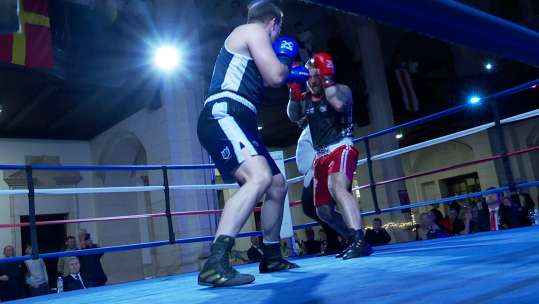 12022026 Royal Navy boxing v Western Counties at BRNC Dartmouth Credit BFBS