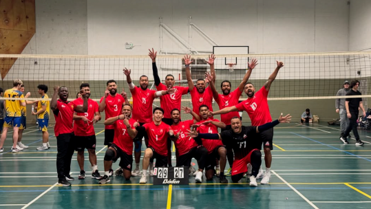 The British Army men's (pictured) and women's volleyball teams will travel to Fiji for an overseas tour of the Pacific island nation