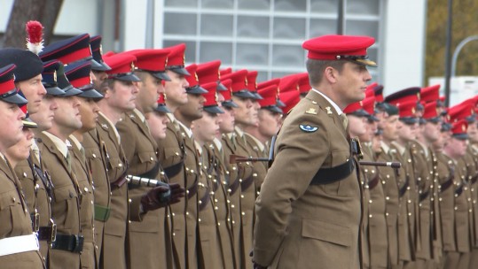 20th Armoured Infantry Brigade Remembrance Service