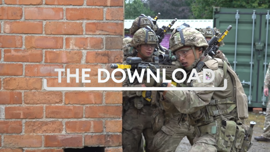 Download graphic over Gurka training 