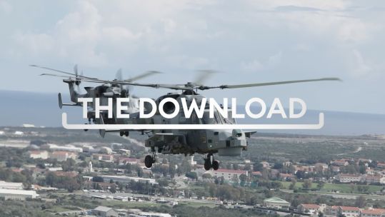 Royal Navy helicopters have completed six weeks of sorties in the Eastern Mediterranean