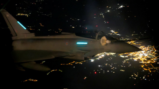 RAF Typhoons on Operation Eastern Sentry 