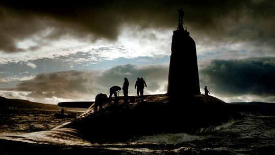 Vanguard-class submarines like HMS Victorious - which is currently undergoing a refit - carry up to 16 missiles, each containing 12 warheads (Picture: MOD)