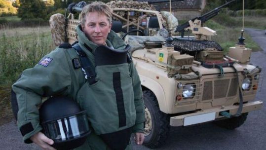 Major (Ret'd) Chris Hunter deployed to Afghanistan and Iraq as a bomb disposal expert during his 17-year career in the British Army (Picture: Facebook)