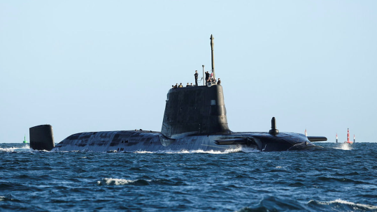 HMS Anson had been deployed to Australia and had subsequently been retasked with operating near the Persian Gulf (Picture: MOD)