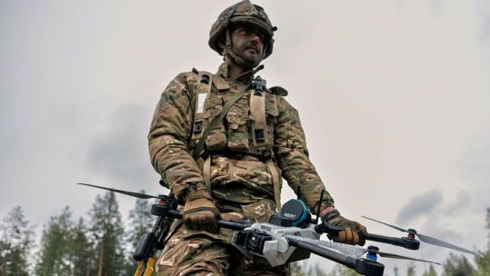 The 20-40-40 doctrine signifies a major shift from the British Army's historical dependence on mass armies of human troops (Picture: MOD)