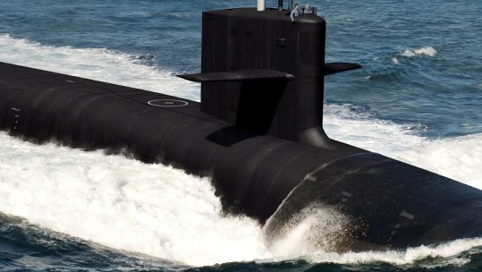 Artist's impression of US Navy's new Columbia-class ballistic missile submarine