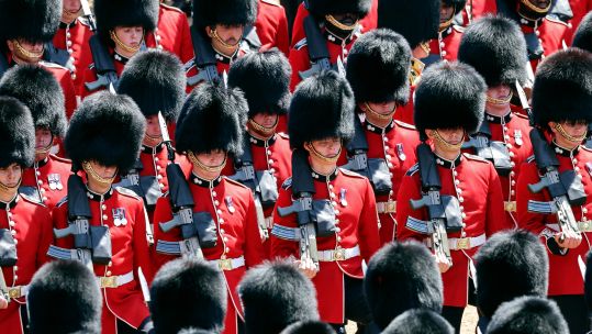 Soldiers like the Guards perfectly turned out in their smart bearskin caps is the public image of Army ceremonial, but there's far more to it than that