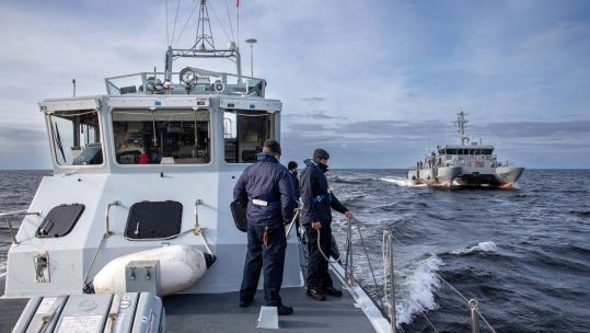Royal Navy involvement centres on the P2000s in the Baltic and around 1,000 Royal Marines of 40 and 47 Commando in Tarassis, the overarching name for the series of exercises (Picture: Royal Navy)