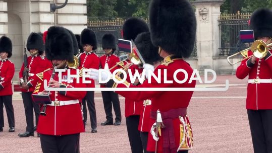 The Band of the Coldstream Guards honour Dolly Parton Download TN (Picture: BFBS)