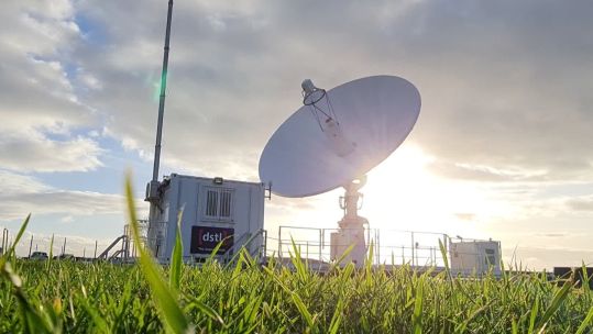 In addition to  SpaceX satellite and communications systems, the Ministry of Defence has others, including its own dedicated Skynet system (Picture: BFBS)