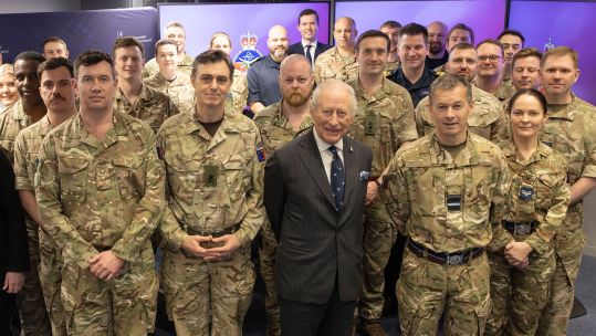 The King visits Northwood for the first time