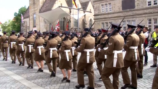28 Engineer Regiment Say Farewell to Germany