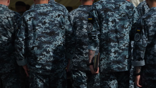 Ukrainian naval personnel anon on Ex Sea Breeze 2026 (Picture: BFBS)