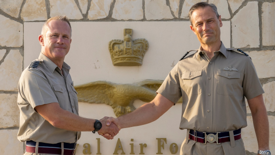 28082025 Gp Captain Simon Cloke and Gp Capt Adam Smolak CRED BFBS FORCES NEWS