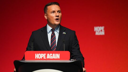 Defence Secretary Wes Streeting speaking during the Labour party conference at the ACC Liverpool (Picture: PA)