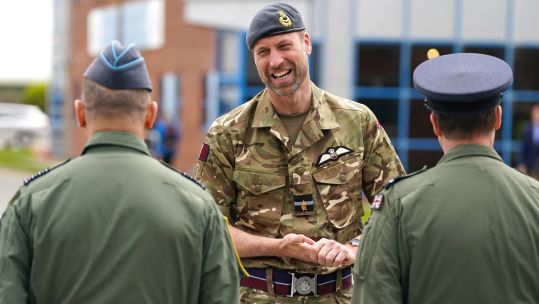 Prince of Wales at RAF Valley