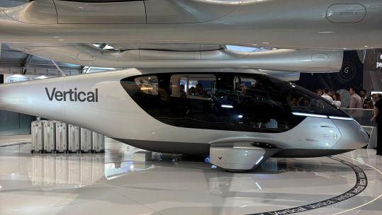 The aircraft has a range of 160km (100 miles) and a 241km/h cruise speed (150mph) using its eight carbon composite tilt-shift propellers (Picture: BFBS)