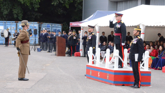 8 Gurkha Field Support Squadron reformation parade