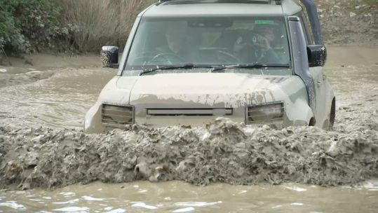Milspec variants of the new Wolf were unveiled at this year's Defence Vehicle Dynamics event at Millbrook Proving Ground, a specialist vehicle testing site in Bedfordshire (Picture: BFBS)