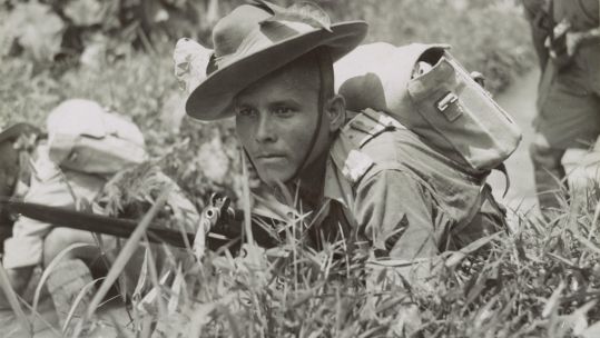 9th Gurkha Rifles British Indian Army in the jungle during the Japanese invasion of Malaya and the fall of Singapore
