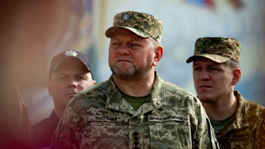 General Valerii Zaluzhnyi has been replaced by Colonel-General Oleksandr Syrskyi as the Commander-in-Chief of the Armed Forces of Ukraine by President  (Picture: Ukraine Presidents Office/ Alamy).