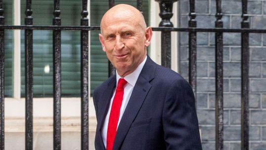 New Defence Secretary JOHN HEALEY arrives in Downing Street as UK Prime Minister Keir Starmer starts cabinet appointment